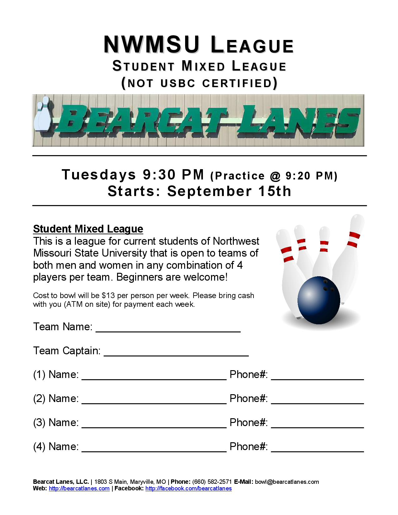 NWMSU League
